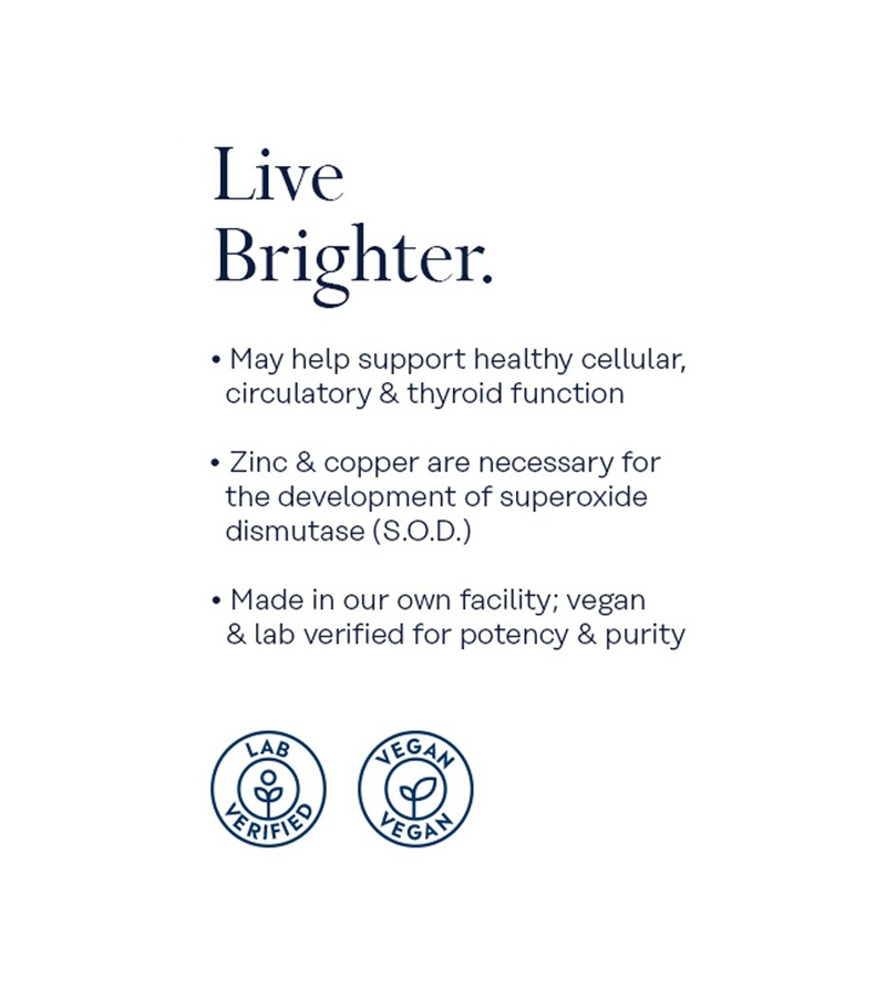 Solaray Zinc Copper Amino Acid Chelates - 100 CAPs