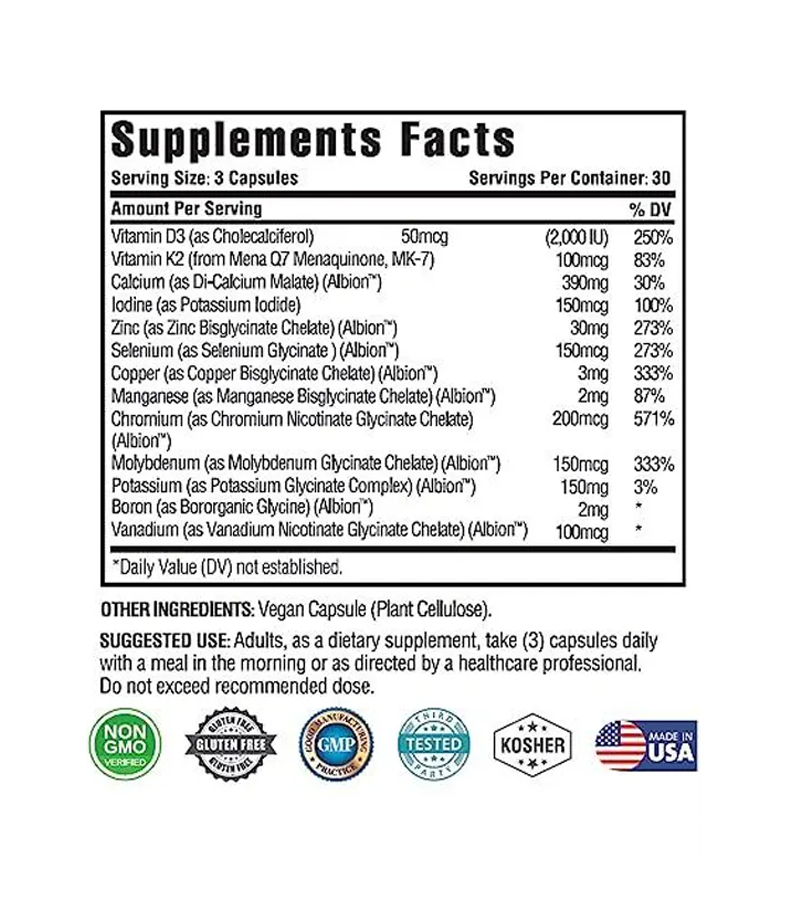MINERAL 13 IN 1 ADVANCED COMPLEX - 90 Capsules
