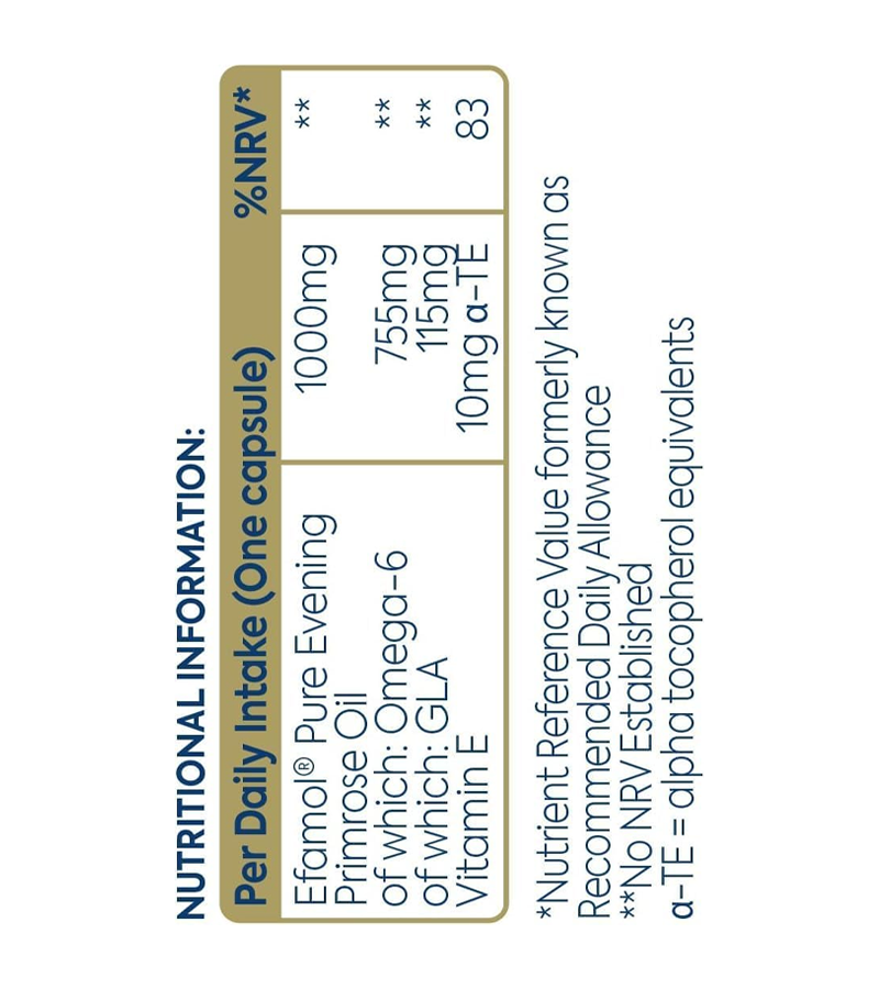 Efamol Evening Primrose Oil 1000mg - 30 Capsules