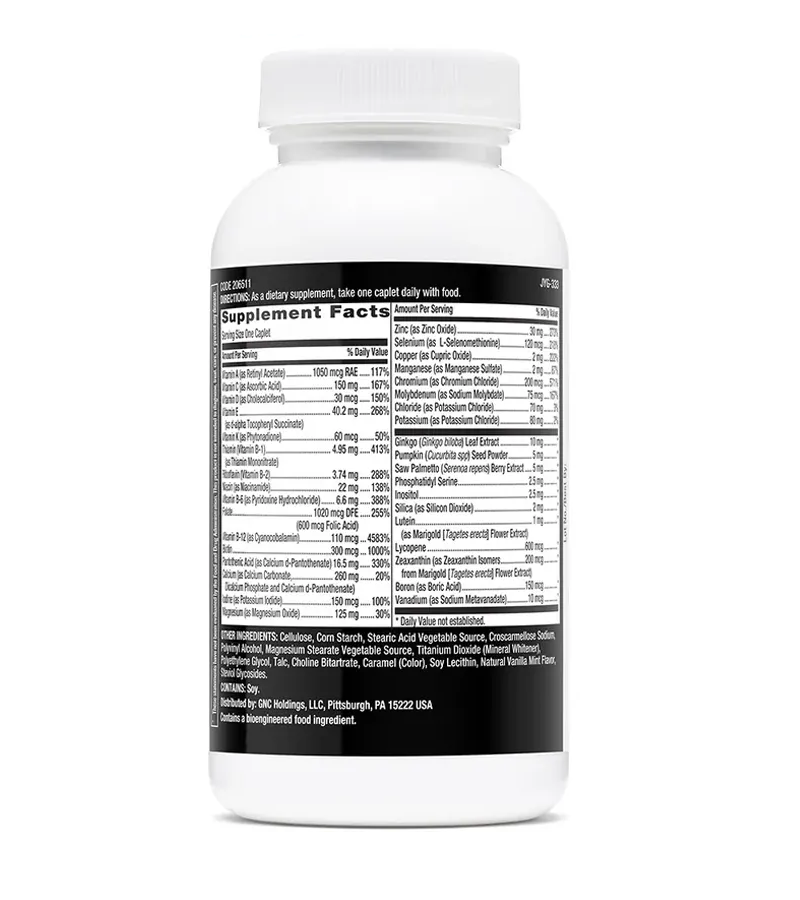 GNC Mega Men 50 Plus Multivitamin - 60 Capsules