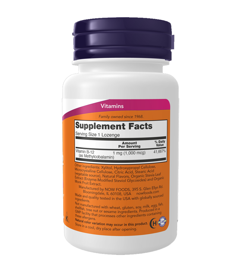 Methyl B-12 1000 mcg - 100 Lozenges
