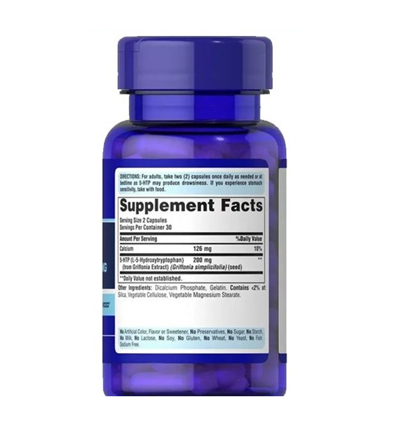 5-HTP 100 mg (Griffonia Simplicifolia) /60 Capsules