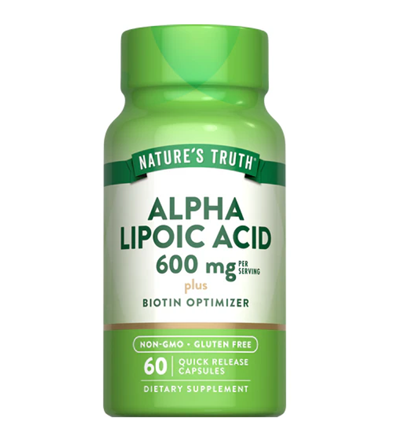 Alpha Lipoic Acid 600 mg plus Biotin Optimizer - 60 Quick Release Capsules