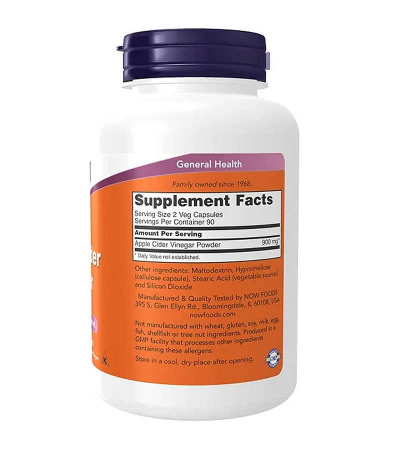 Apple Cider Vinegar 450mg -180 Capsules