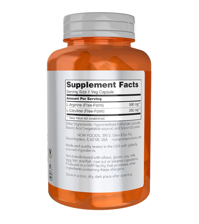 Arginine & Citrulline - 120 Veg Capsules