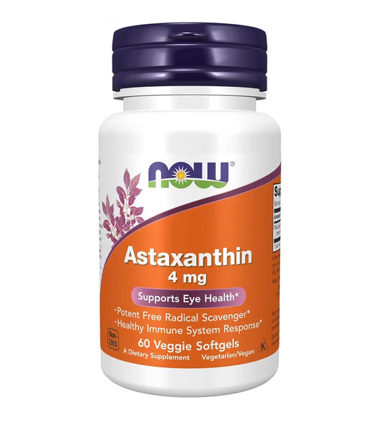 Astaxanthin 4mg Support Eye Health - 60 Veg Capsules