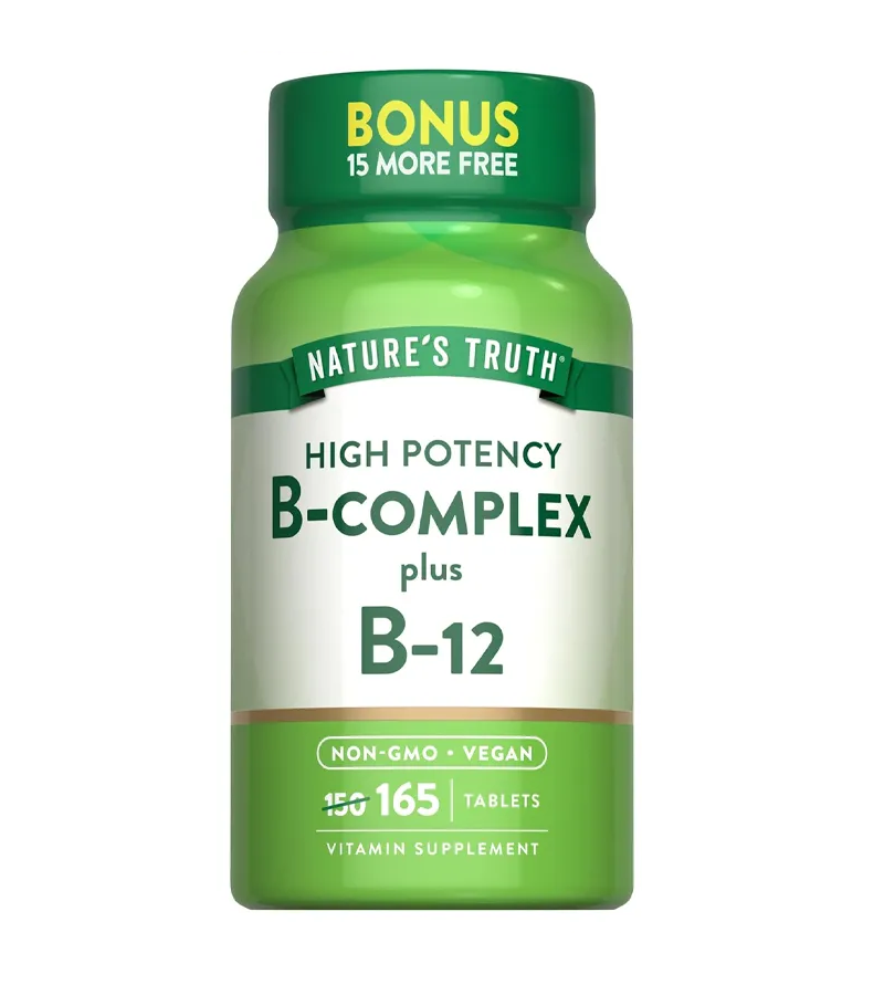B-Complex Plus B-12 - 165 Tablets