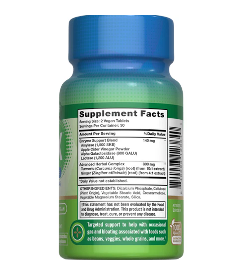 Bean Enzyme Digest X Complete - 60 Tablets