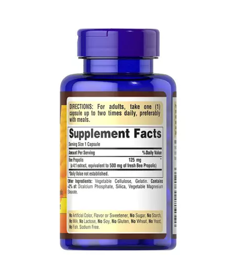 Bee Propolis 500 mg -100 Capsules