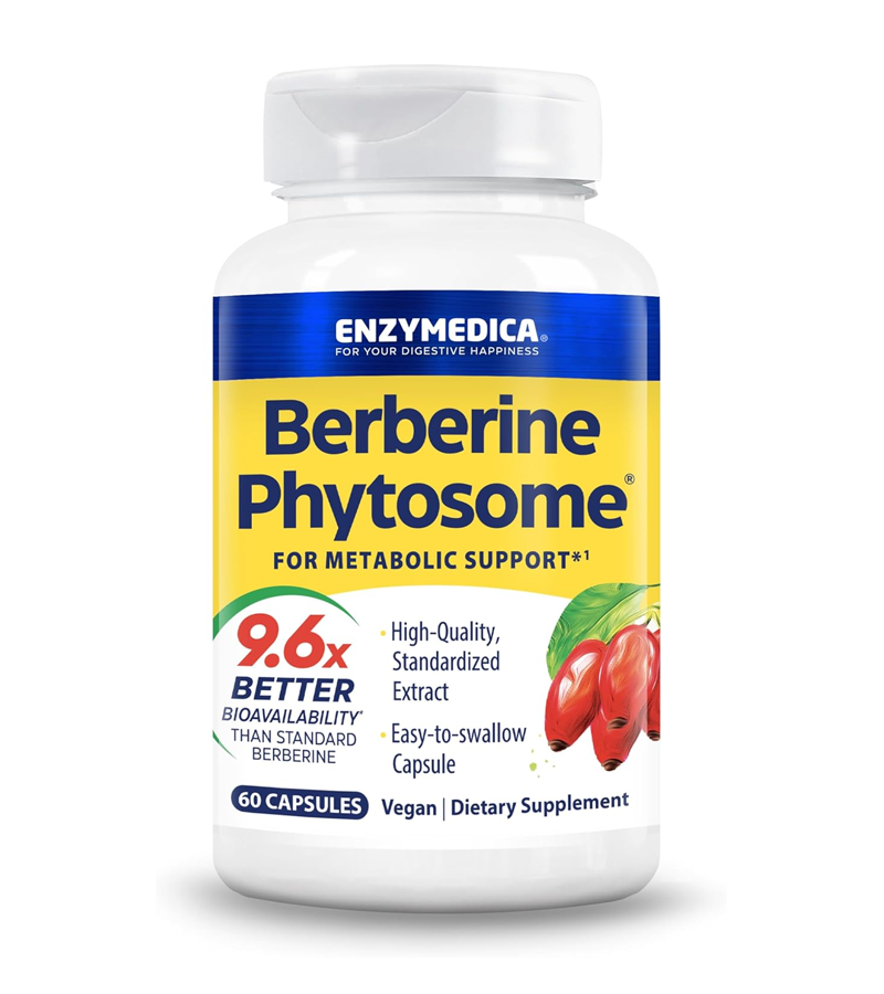 Berberine Phytosome, Better Bioavailability - 60 Capsules