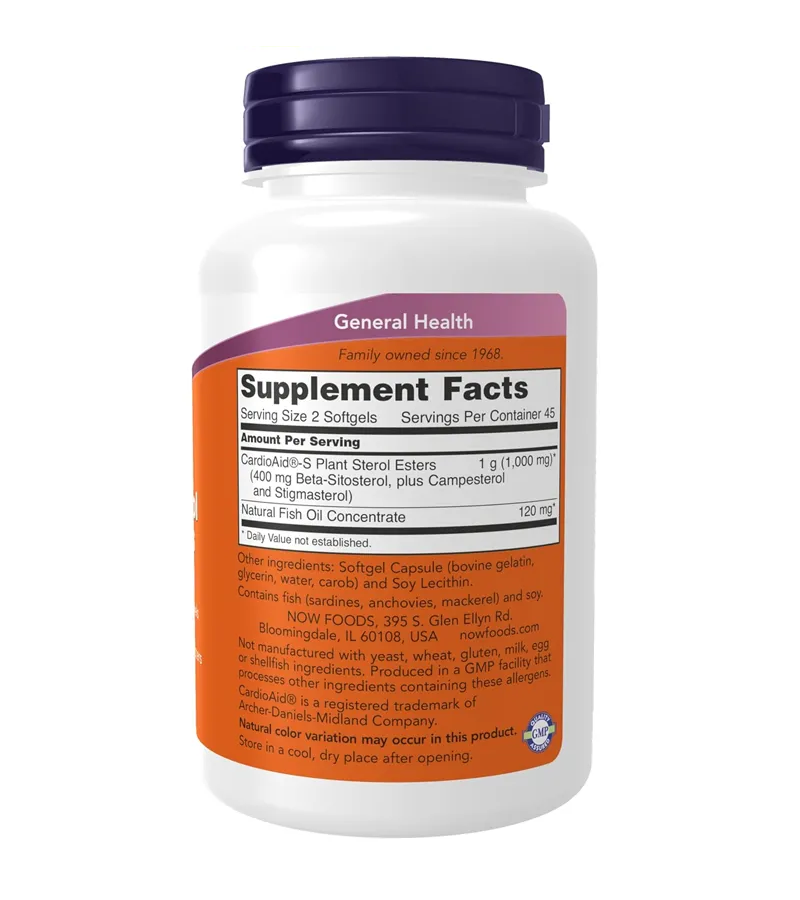 Beta-Sitosterol Plant Sterols - 90 Softgels