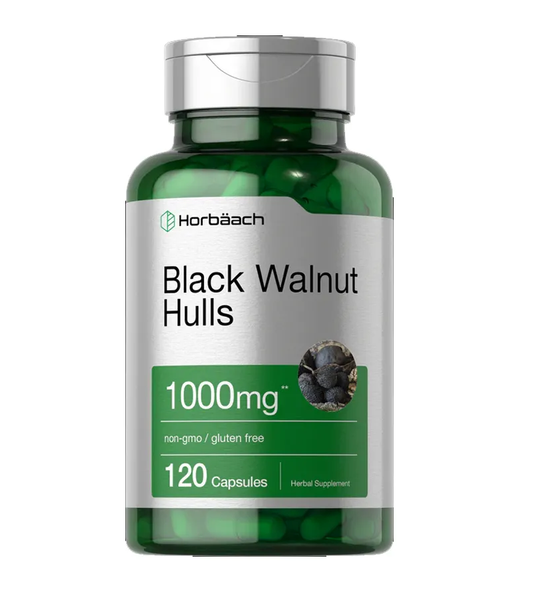 Black Walnut Hulls 1000mg - 120 Capsules