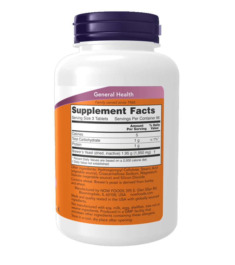 Brewer's Yeast 650 mg - 200 Tablets
