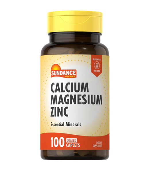 Calcium Magnesium Zinc - 100 Caplets