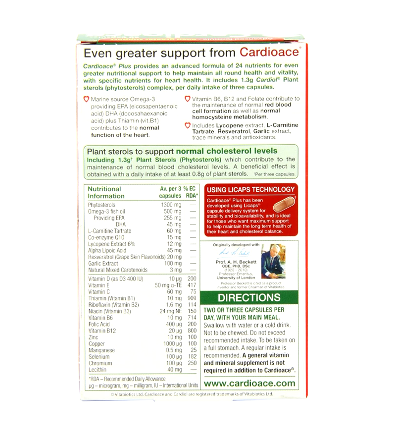 Cardioace Plus - 60 Capsules