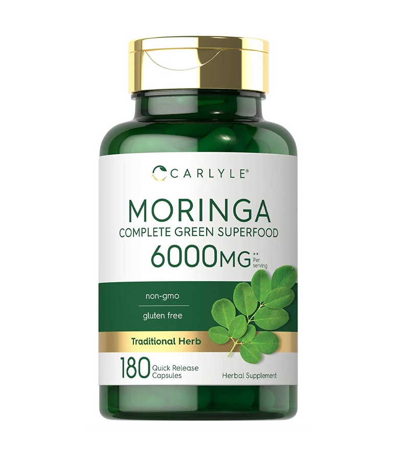Carlyle Moringa Complete Green Superfood 6000 mg - 180 Capsules