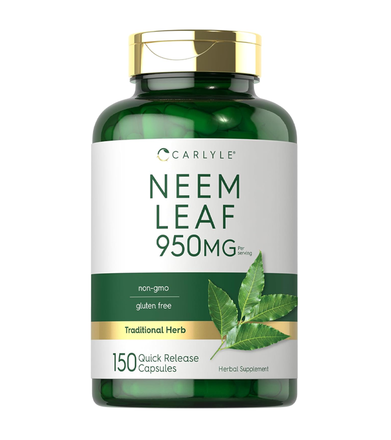 Carlyle Neem Leaf 950mg - 150 Powder Capsules