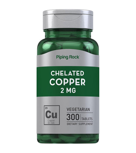 Chelated Copper 2 mg - 300 Tablets