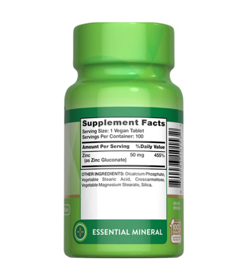 NT Chelated Zinc 50 mg