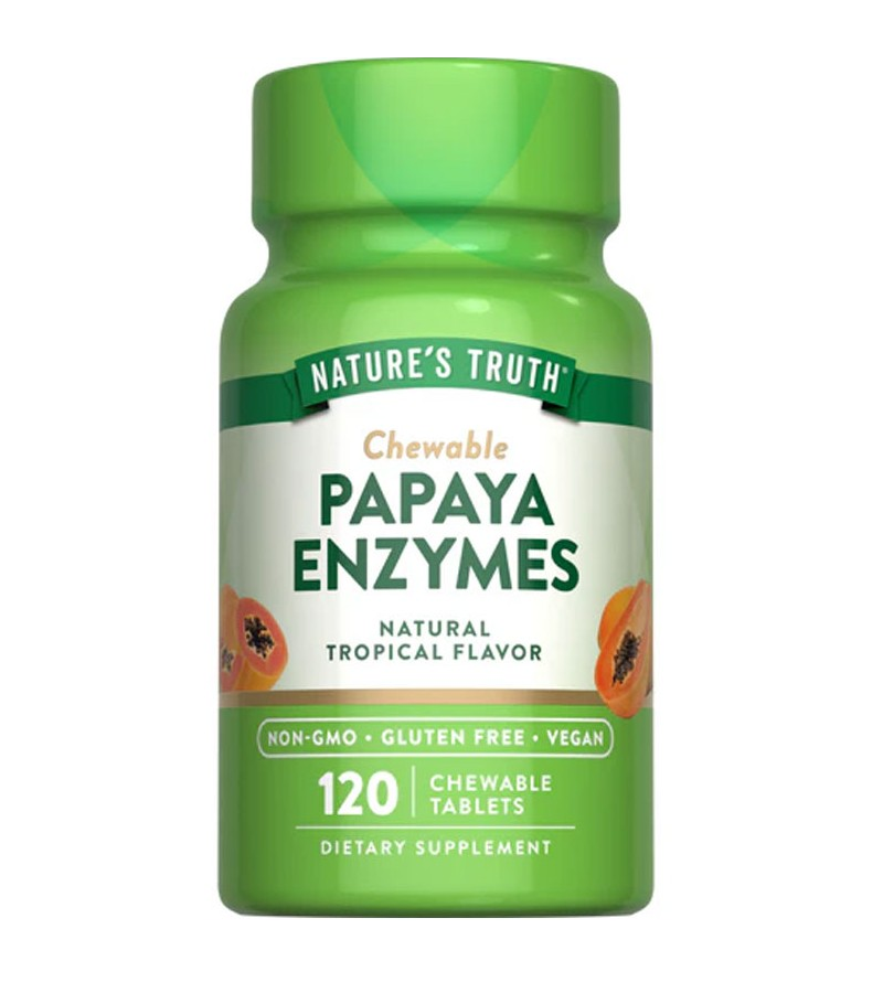 Chewable Papaya Enzymes 120 Chewable Tablets