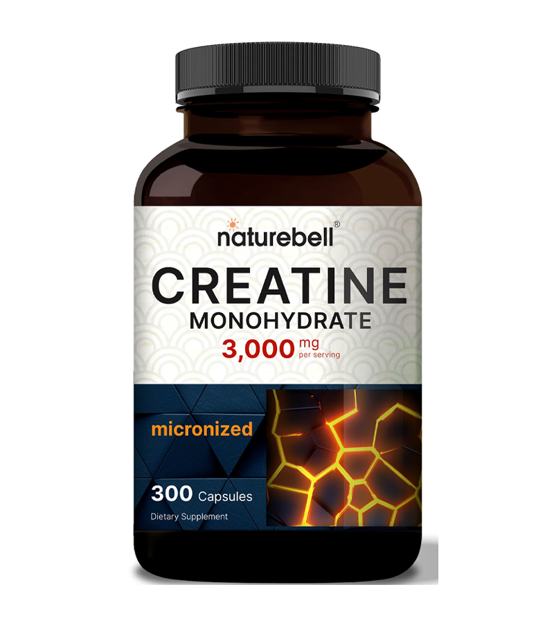 Creatine Monohydrate 3000mg, 300 Capsules