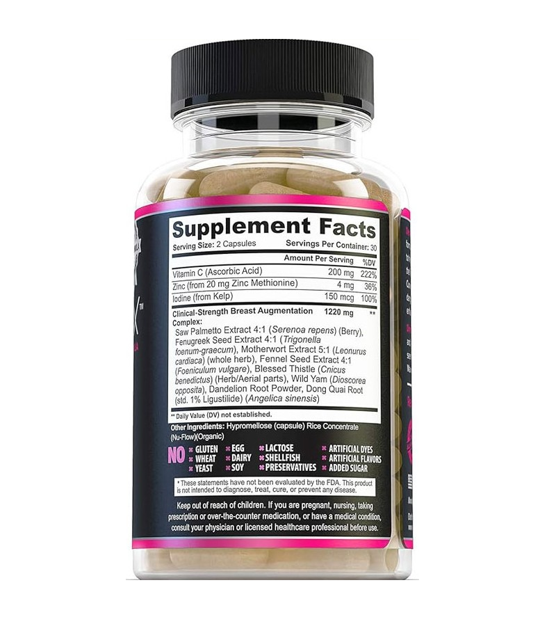 Curvinexx Breast Augmentation Formula - 60 Capsules