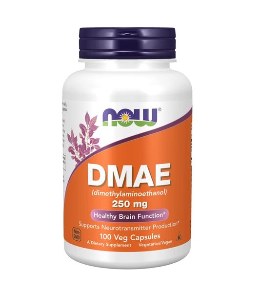 DMAE (Dimethylaminoethanol) 250 mg - Healthy Brain Function - 100 Veg Capsules