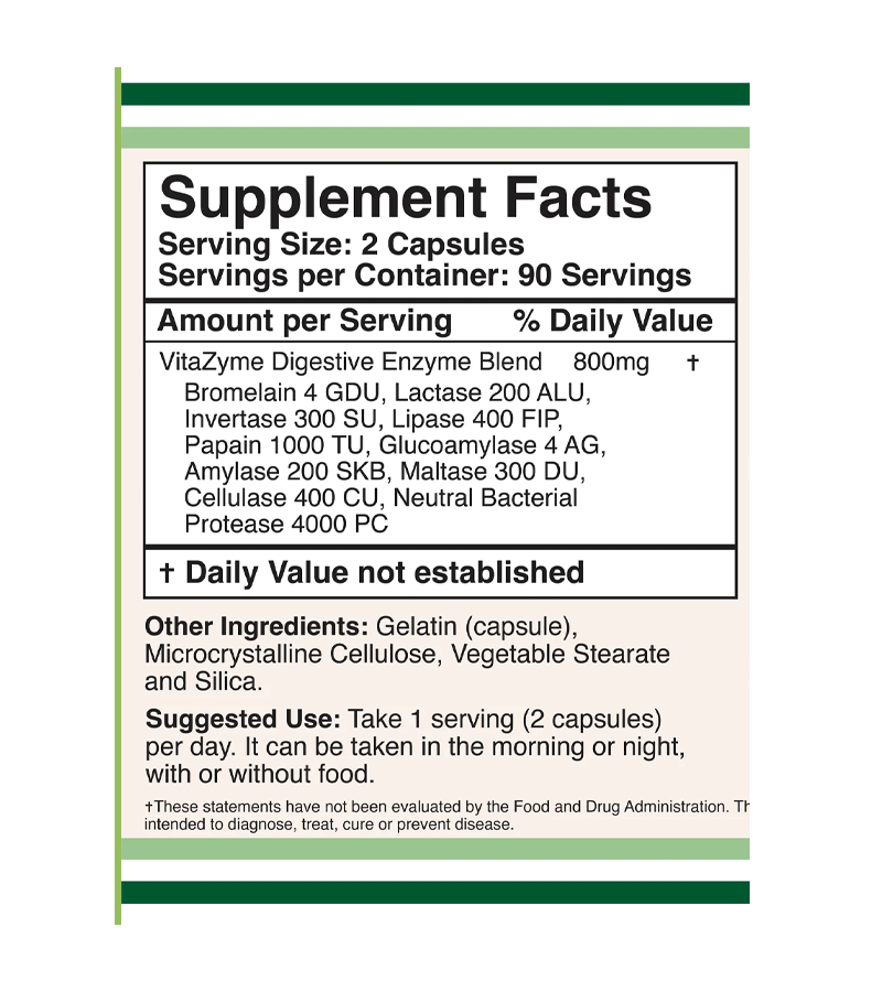Essential Digestive Enzymes - 180 Capsules