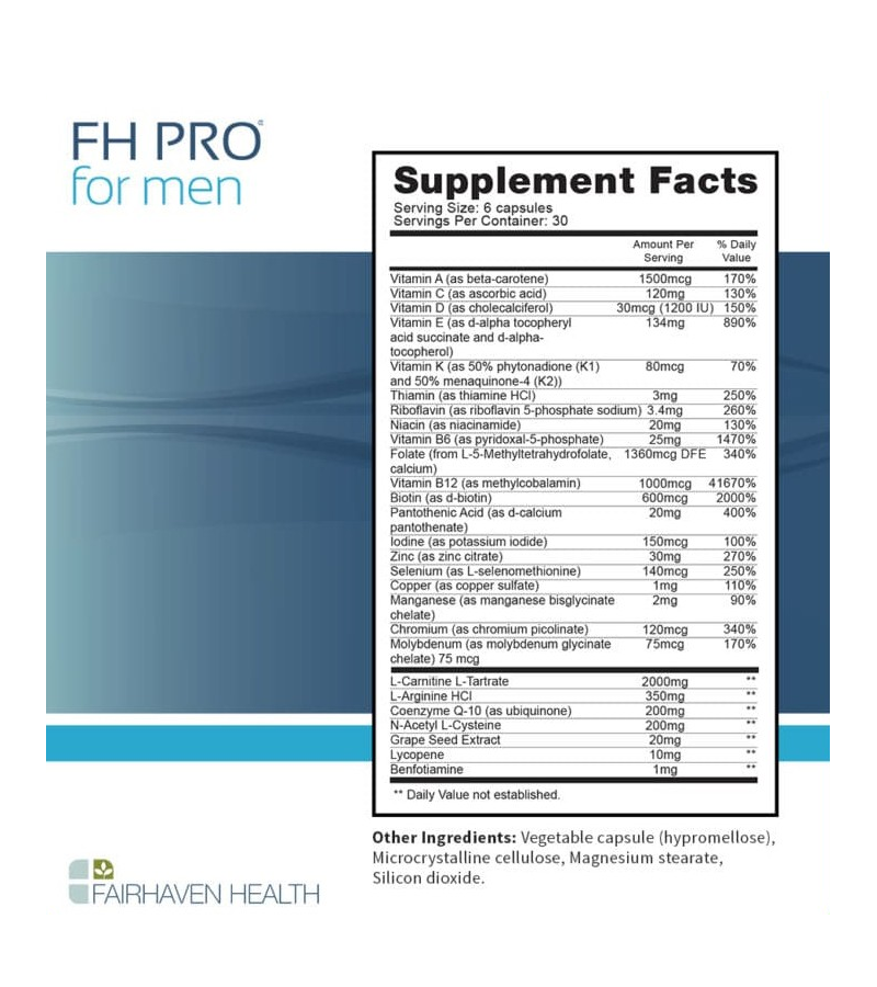 FH PRO for Men - 180 Capsules