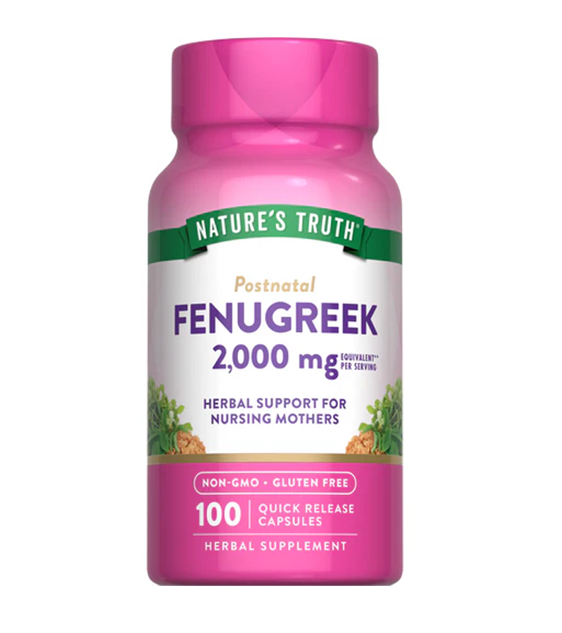 Fenugreek 2000 mg - 100 Quick Release Capsules