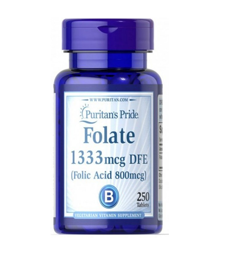 Folic Acid 800 mcg - 250 Tablets