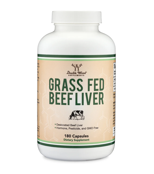 Grass Fed Beef Liver Supplement - 180 Capsules