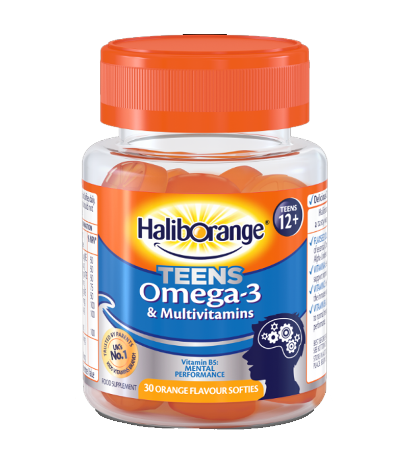 Haliborange Omega-3 & Multivitamins Teen - 30 Softies ( Best Before 11-2026 )