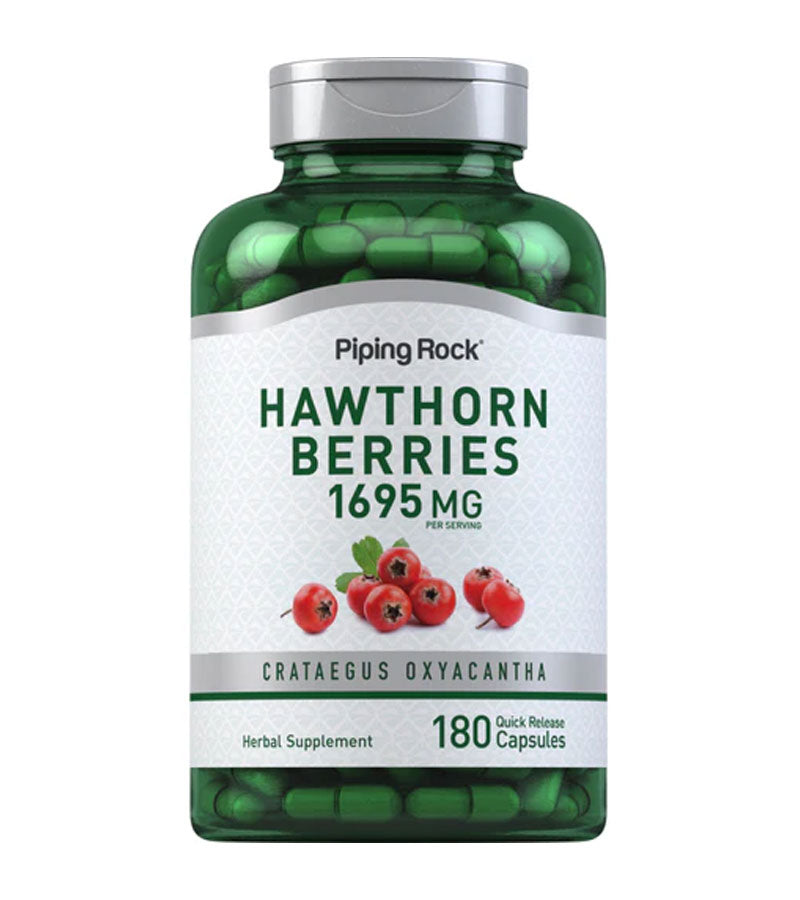 Hawthorn Berries, 1695 mg (per serving), 180 Quick Release Capsules