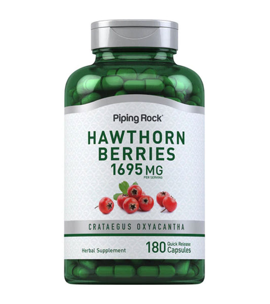 Hawthorn Berries, 1695 mg (per serving), 180 Quick Release Capsules