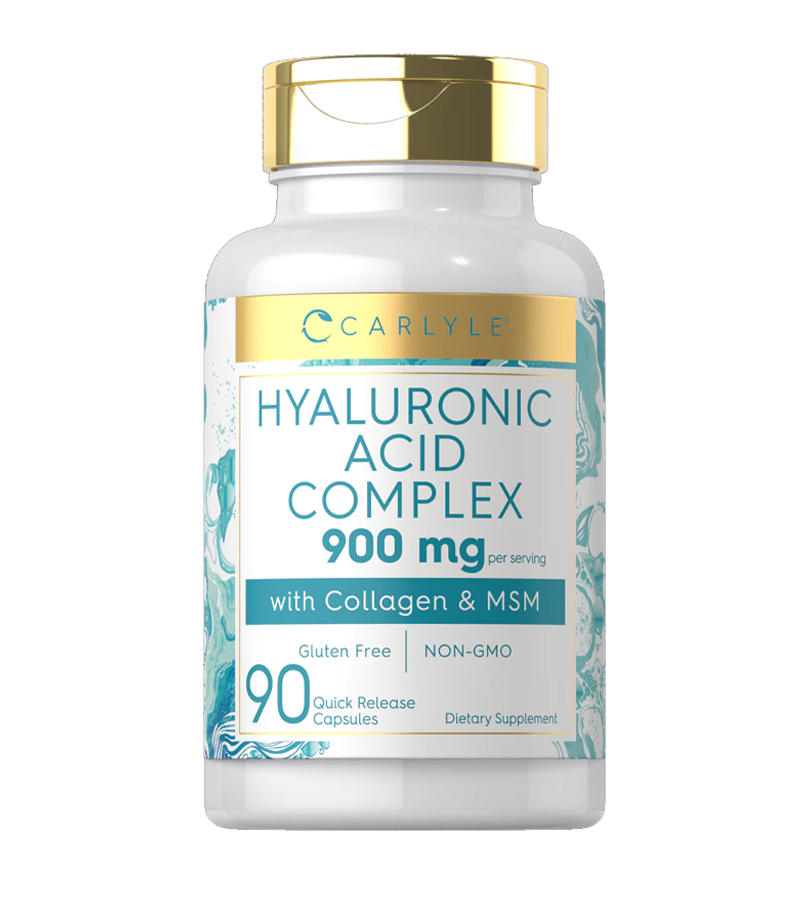 Hyaluronic Acid with Collagen and MSM 900mg - 90 Capsules