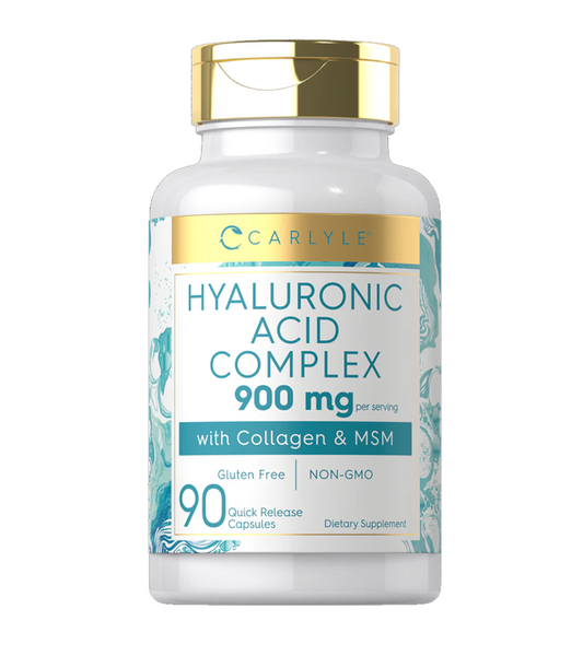 Hyaluronic Acid with Collagen and MSM 900mg - 90 Capsules