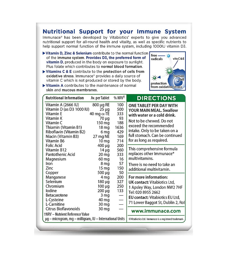 Immunace Original - 30 Tablets
