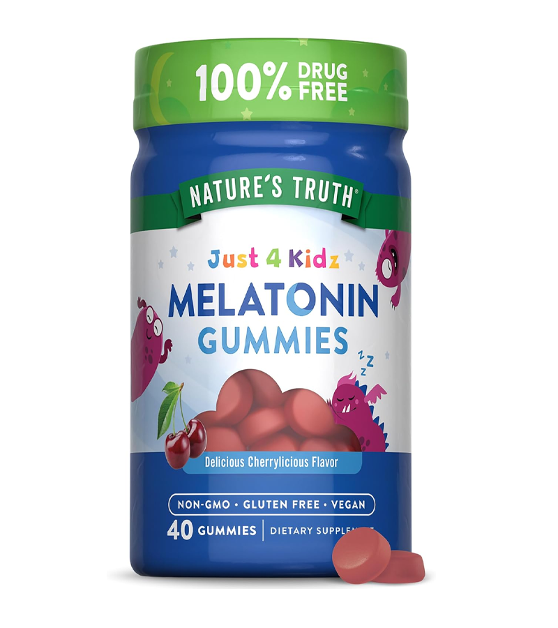 KIDS MELATONIN 1 MG LOW DOSE - 40 Vegan Gummies