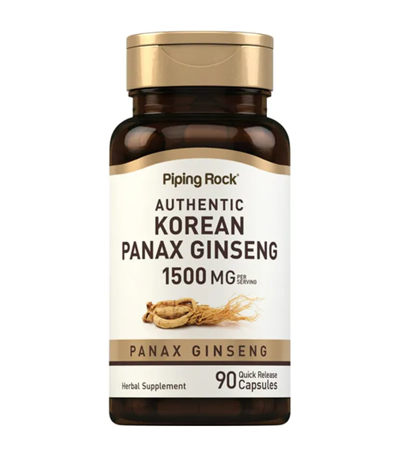 Korean Ginseng - Panax Ginseng 1500mg - 90 Quick Release Capsules