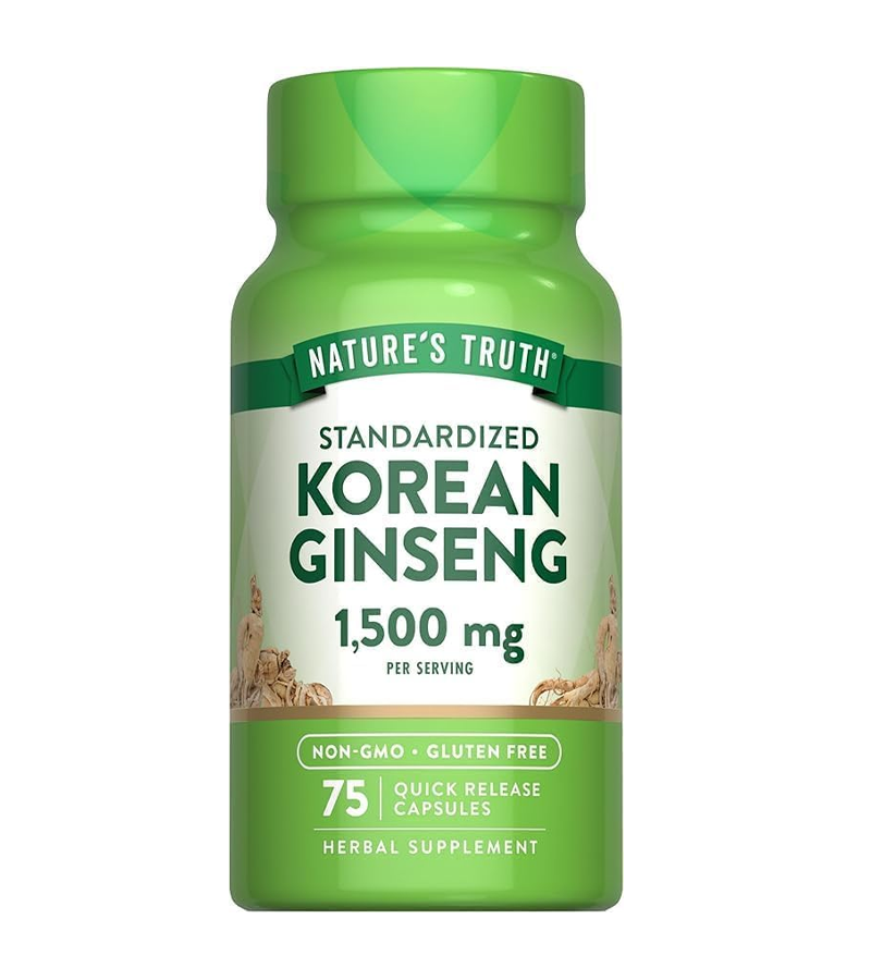 Korean Ginseng 1500mg - 75 Capsules