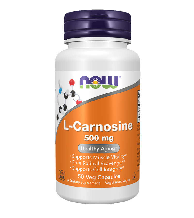 L-Carnosine 500 mg - 50 Veg Capsules