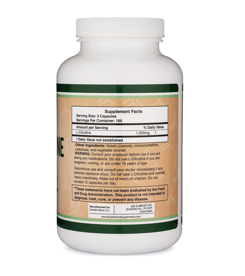 L-Citrulline 1,200 mg -210 Capsules