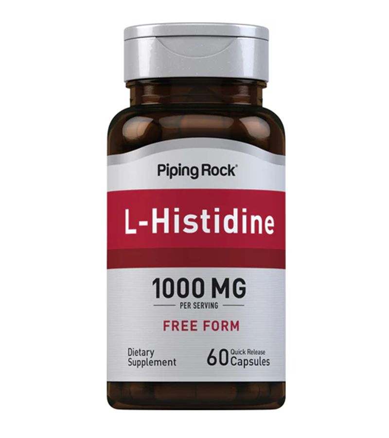 L-Histidine 1000 mg (per serving) - 60 Quick Release Capsules