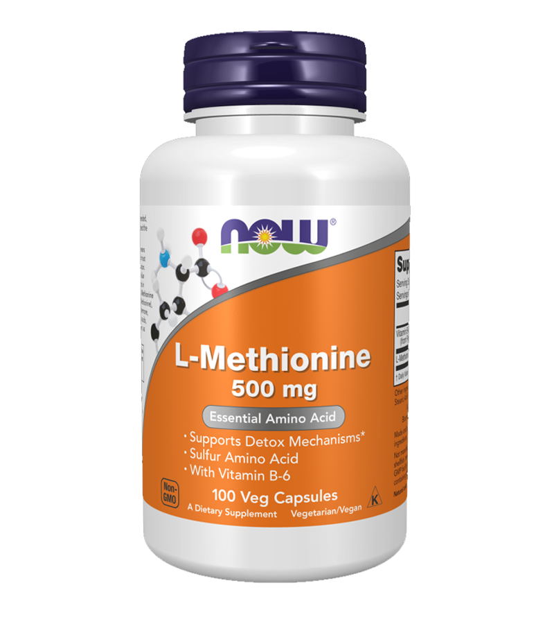 L-Methionine 500 mg - 100 Veg Capsules