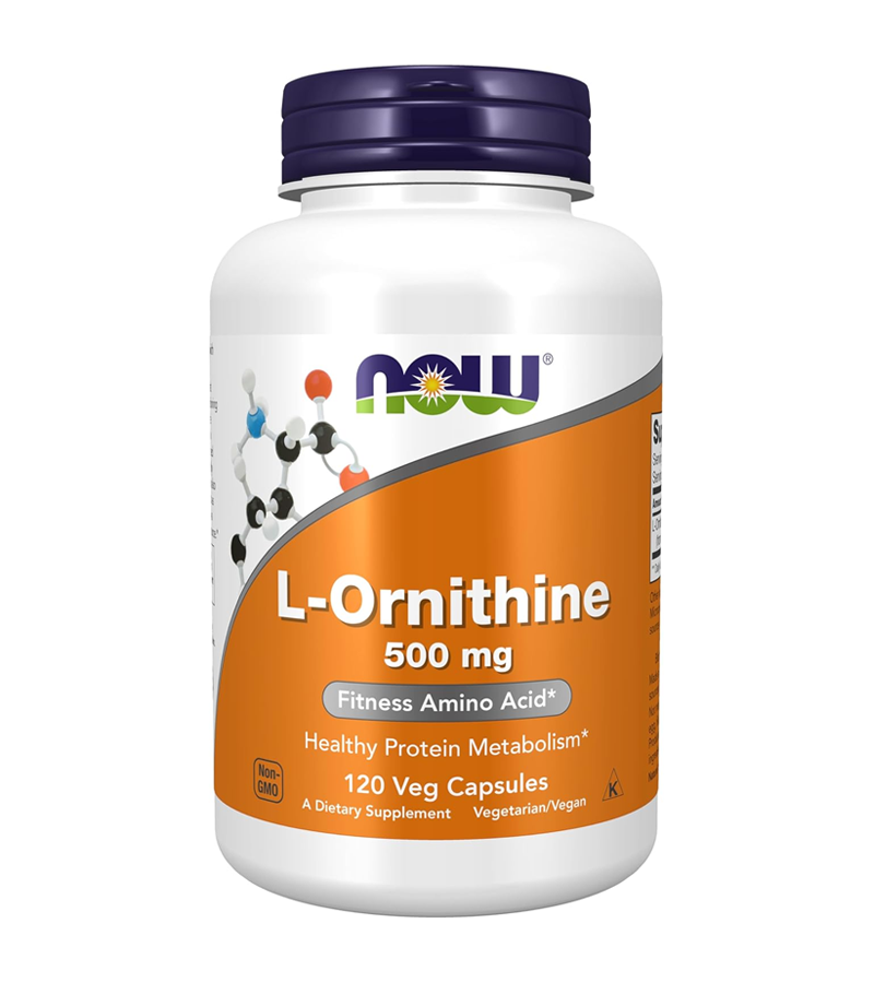 L-Ornithine 500 mg, 120 Veg Capsules