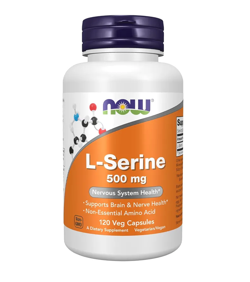 L-Serine 500 mg -120 Veg Capsules