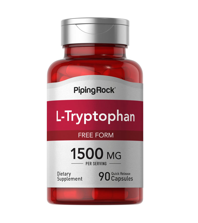 L-Tryptophan 1500 mg (per serving) - 90 Quick Release Capsules