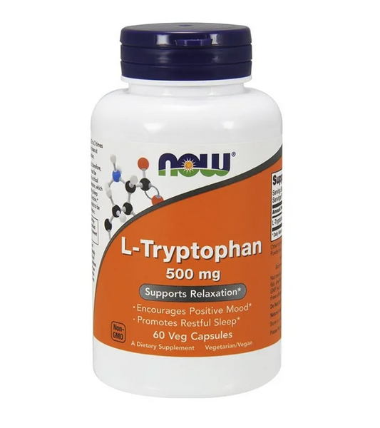 L-Tryptophan 500 mg - 60 Veg Capsules