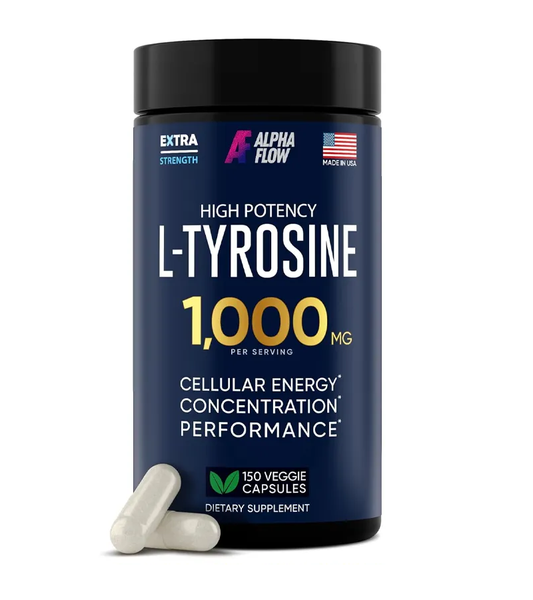 L-Tyrosine 1000mg - 150 Capsules
